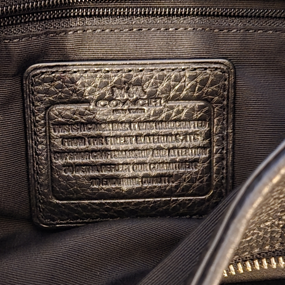 Coach Black Leather Hobo Bag - Picture 3 of 8